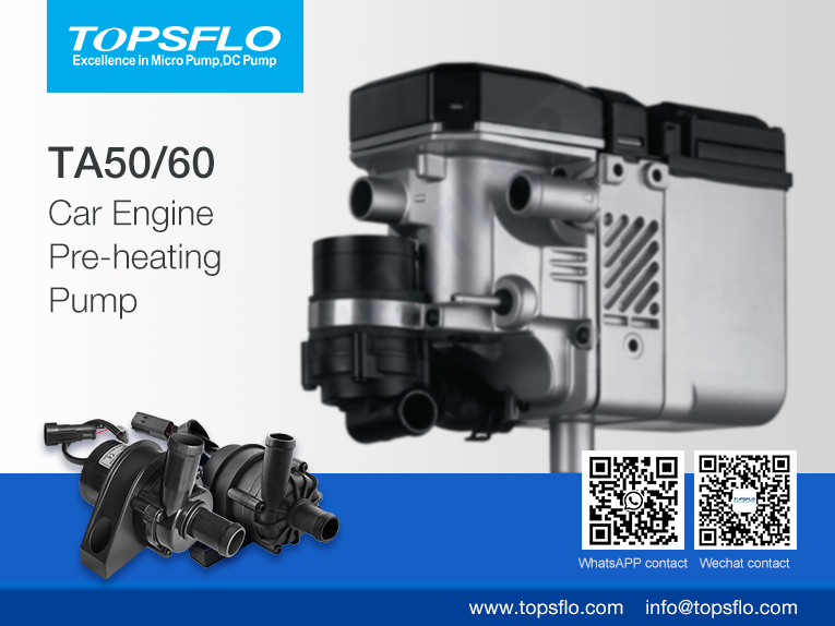 How does TOPSFLO TL-C05 water pump win the favor from the global car heater leader?